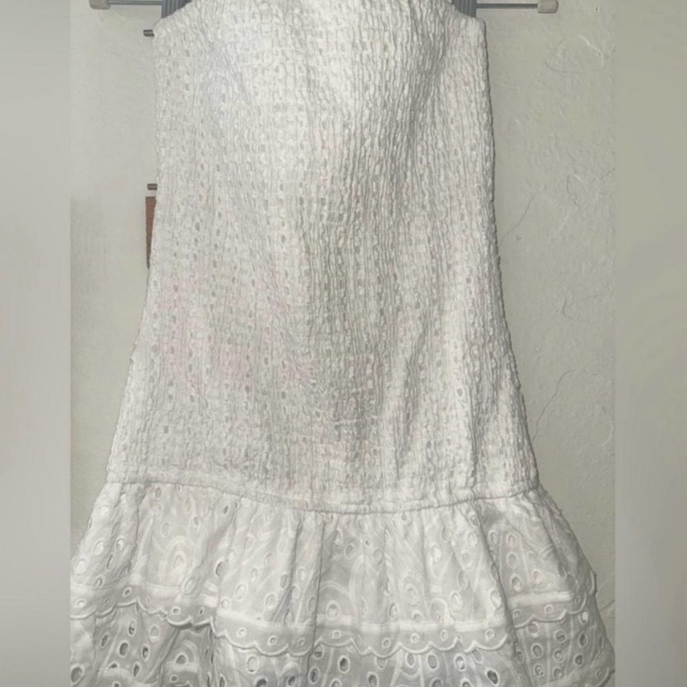 Edikted Strapless White Mini Dress - Picture 6 of 8